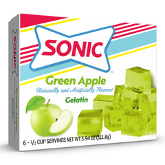 Sonic Green Apple Limeade Gelatin 3.94oz