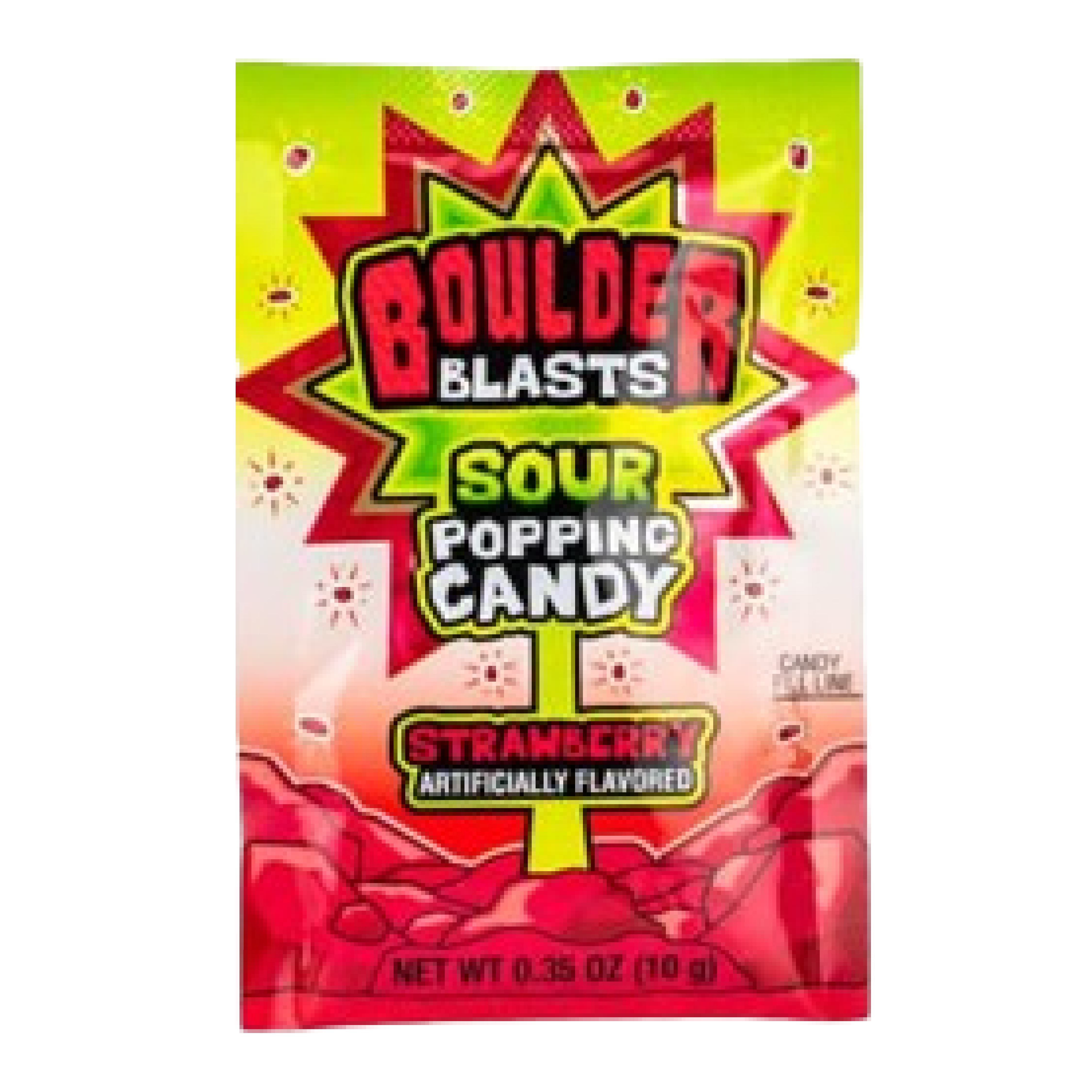 Boulder Blasts Strawberry Popping Candy .35oz