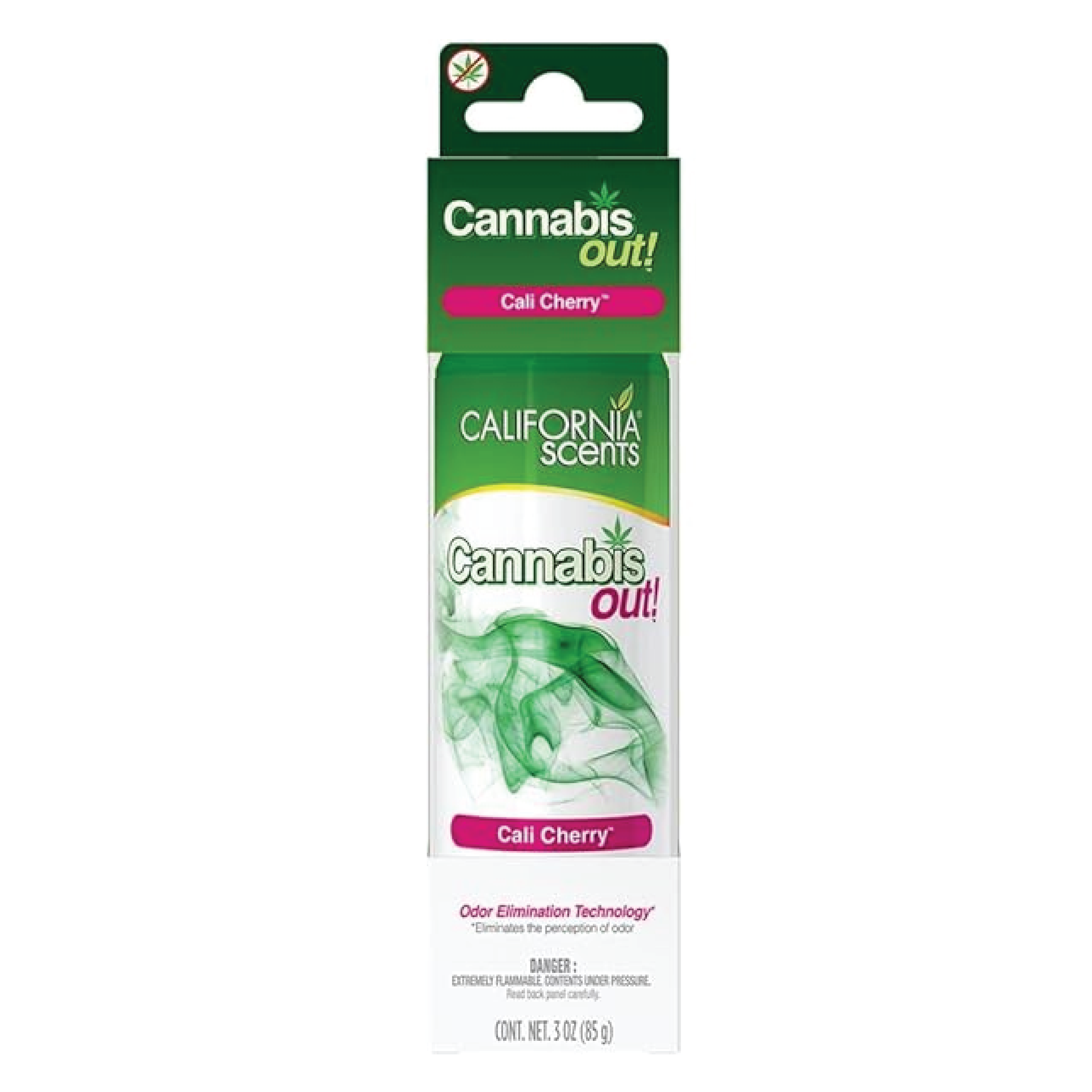 California Scents Cannabis Out! Cali Cherry Odor Eliminator Spray 3oz