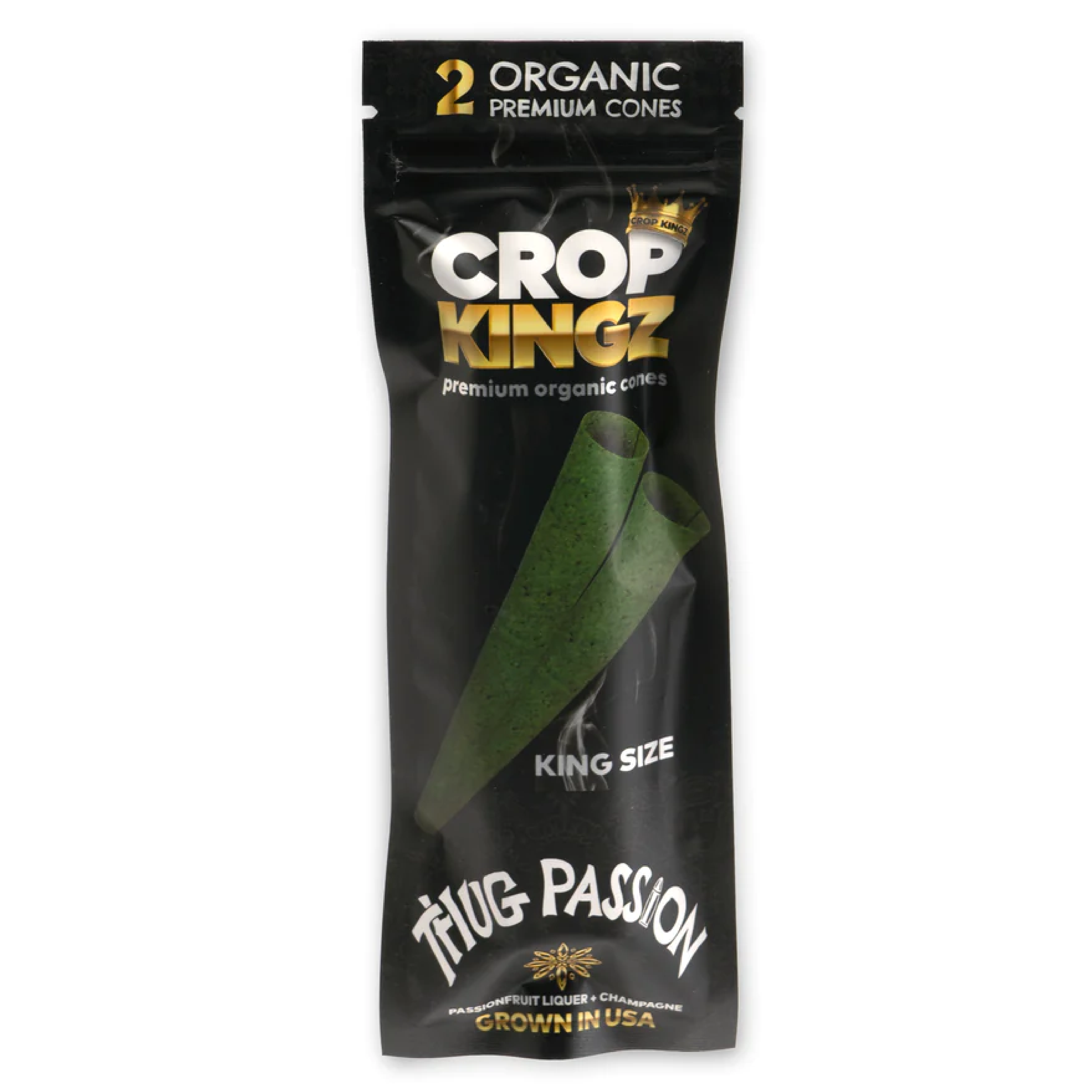 Crop Kingz True Passion Premium Organic King Size Cones 2pk