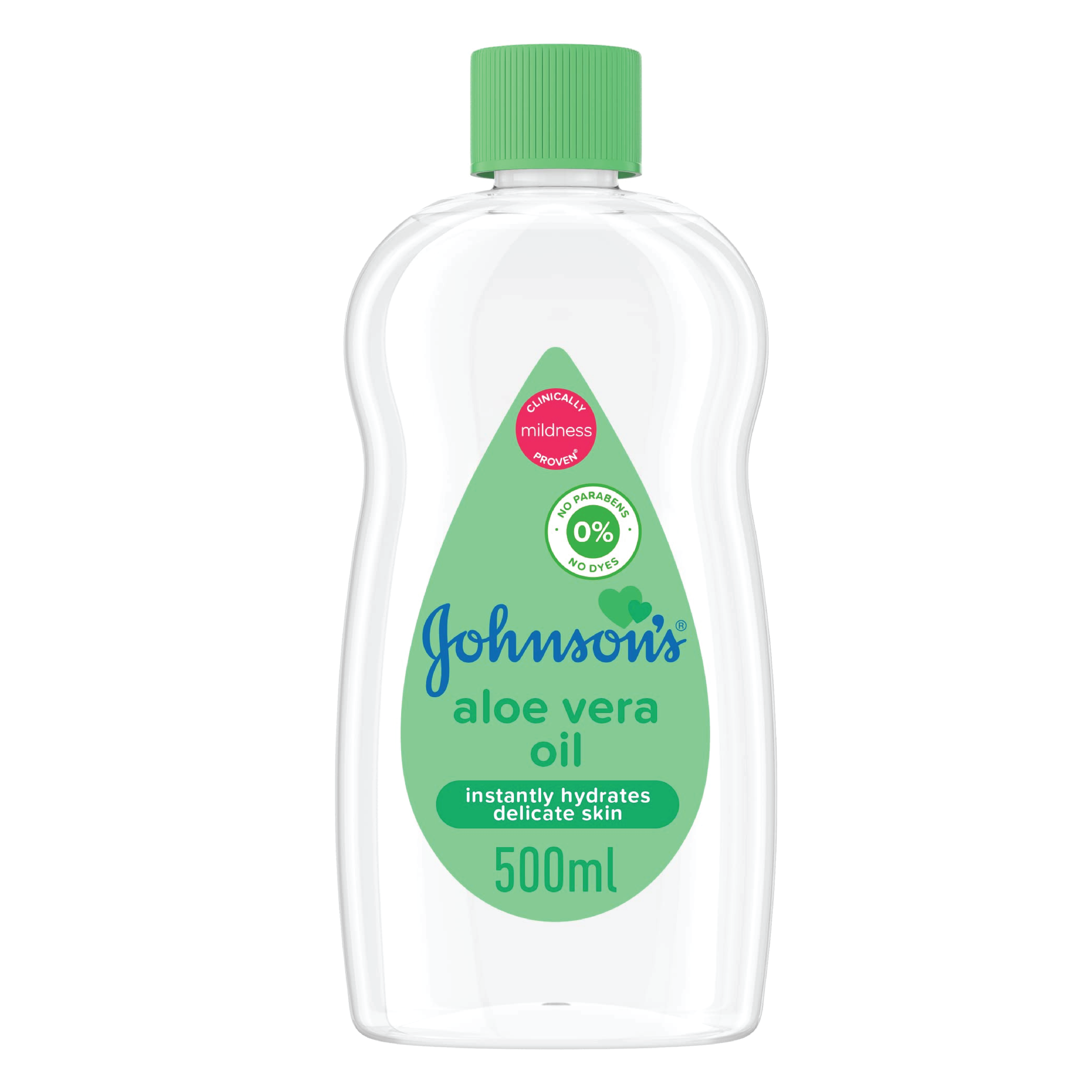 Johnson's Aloe Vera Baby Oil 500ml