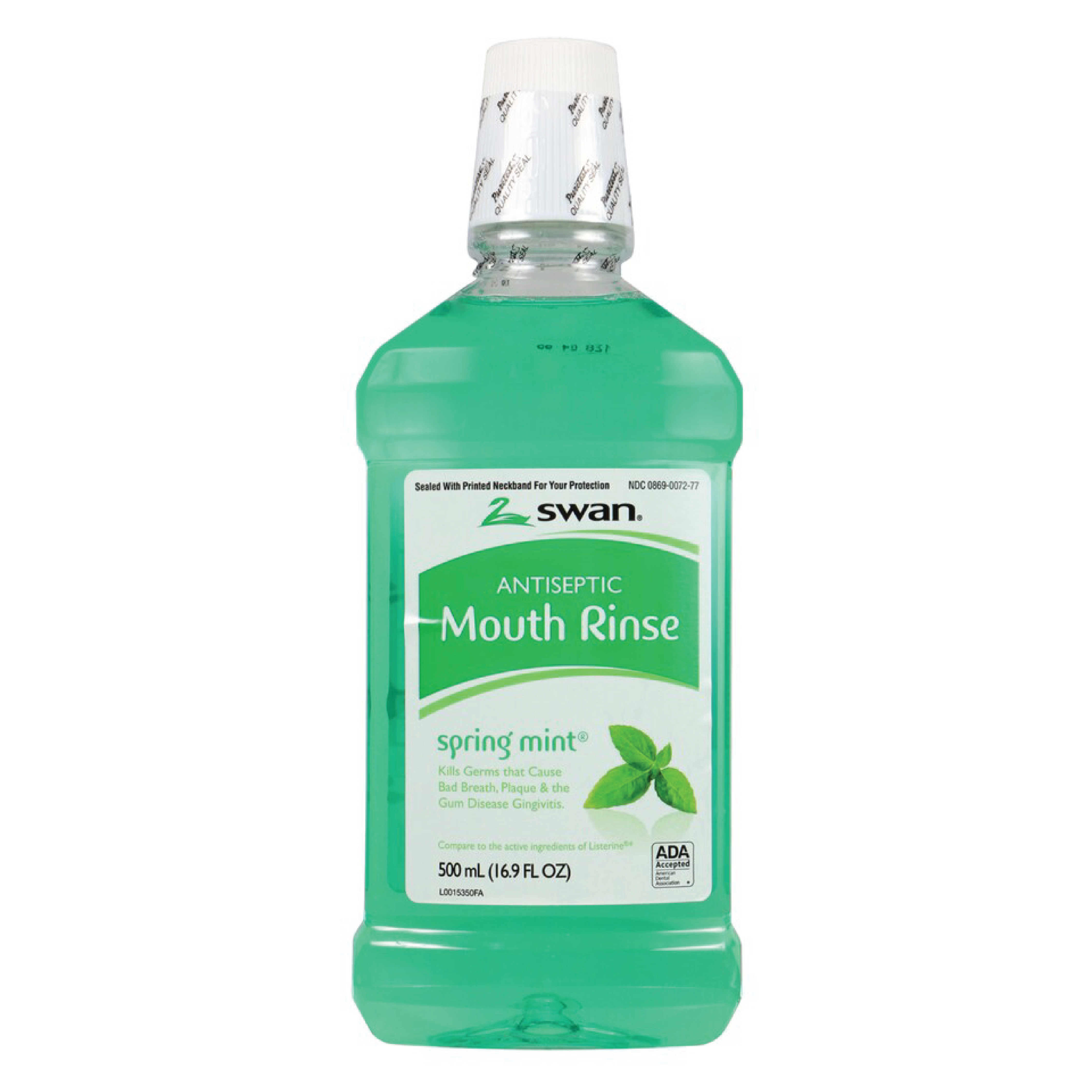 Swan Spring Mint Antiseptic Mouth Rinse 16.9oz