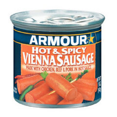 Armour Vienna Sausage Hot & Spicy 4.6OZ