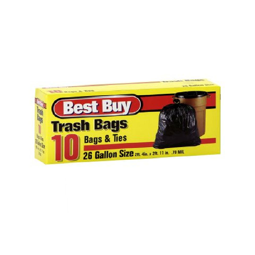 Best Buy 26 Gallon Trash Bags (10 Bags) – ValYou General