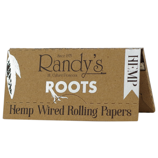 Randy's Roots Hemp Wired Rolling Papers 77MM