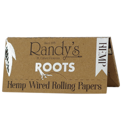 Randy's Roots Hemp Wired Rolling Papers 77MM