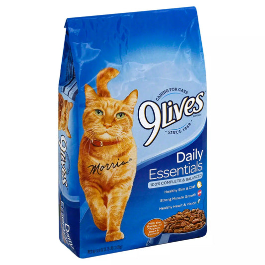 9 Lives Daily Essentials Chicken, Beef, and Salmon 3.15 lb