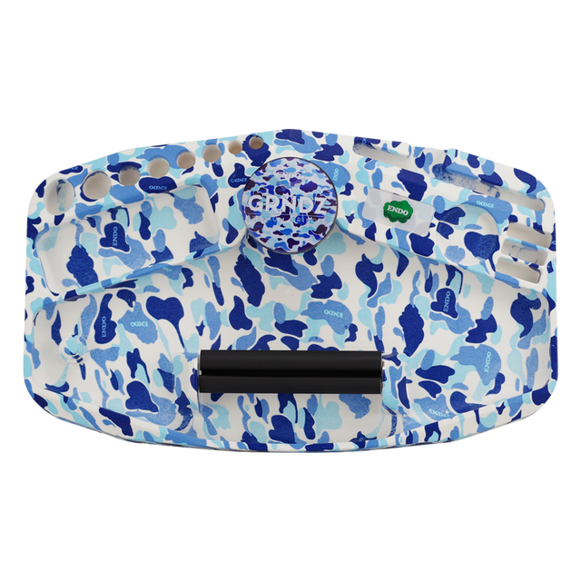 Endo Premium Blue Camo Rolling Tray