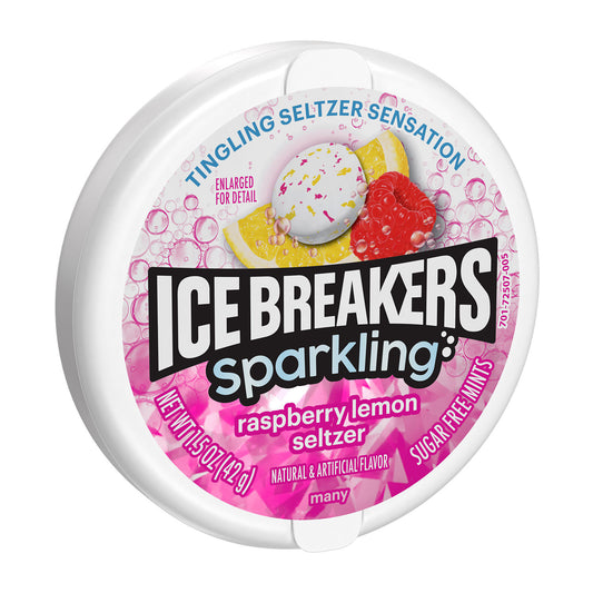Icebreakers Tin Sparkling Raspberry Lemon Seltzer 1.5oz
