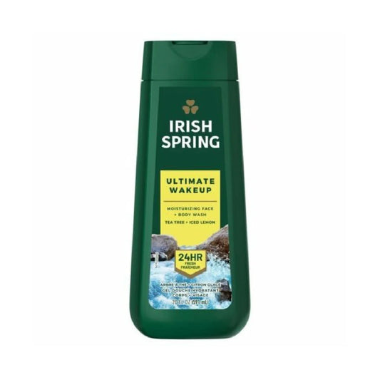 Irish Spring Ultimate Wakeup Face & Body Wash 20oz