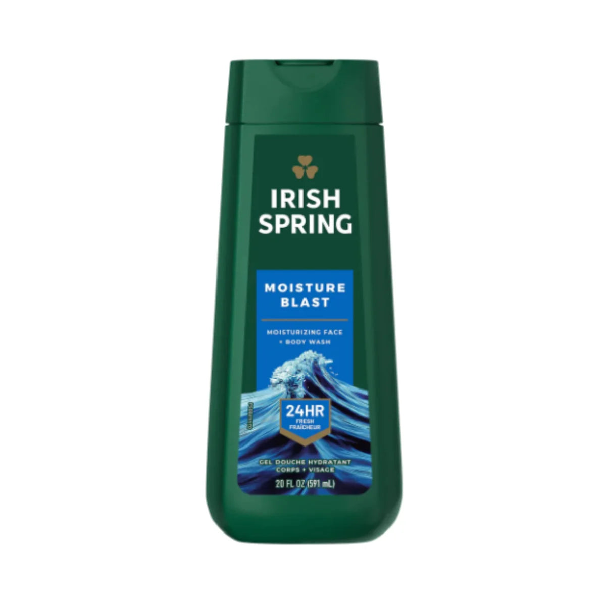 Irish Spring Moisture Blast Face & Body Wash 20oz