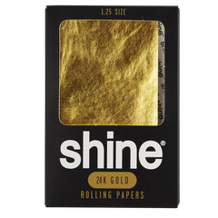 Shine 1.25 Size 24K Gold Rolling Papers