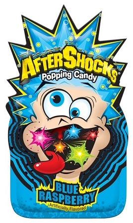 AfterShocks Blue Raspberry Popping Candy .33oz