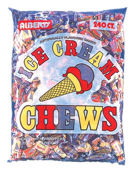 Albert's Ice Cream Fruit Chews 240 Count