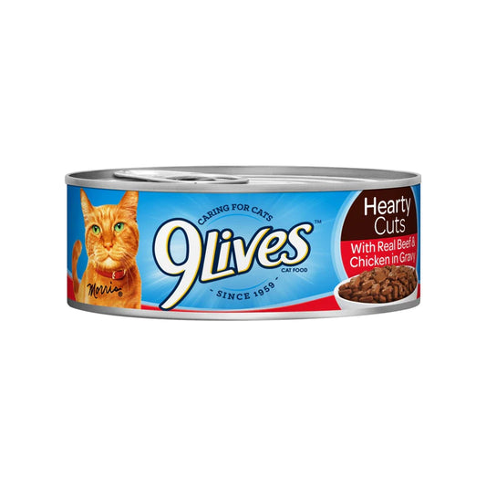 9Lives Can Beef and Chicken in Gravy 5.5oz