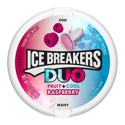 Icebreakers Tin Duo Raspberry 1.3oz