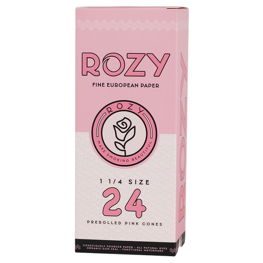 Rozy Pink 1 1/4 Rolling Cones 24 Count