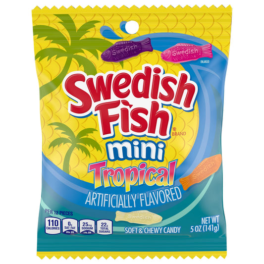 Swedish Fish Mini Tropical Peg Bag 5oz