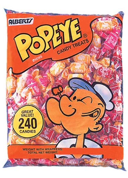 Albert's Popeye Fruit Chews 240 Count