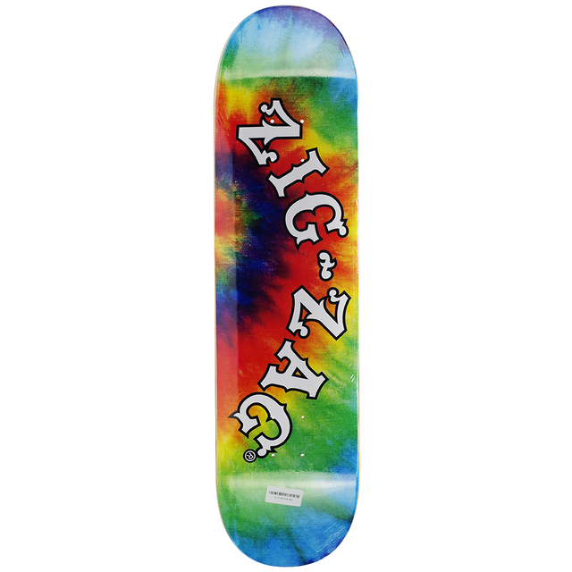 Zig Zag Tie-Dye Skateboard Deck 8