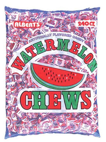 Albert's Watermelon Fruit Chews 240 Count