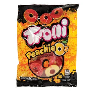 Trolli Peachie-O's Peg Bag 4.25oz