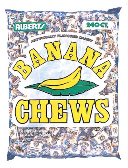 Albert's Banana Fruit Chews 240 Count