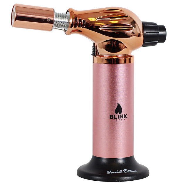 Blink SE-02 Special Edition Dual Flame Butane Torches Rose Gold