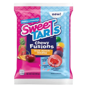 Sweetarts Chewy Fusions Fruit Punch Peg Bag 5oz