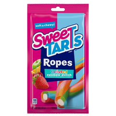 Sweetarts Ropes Twisted Rainbow Punch Peg Bag 5oz