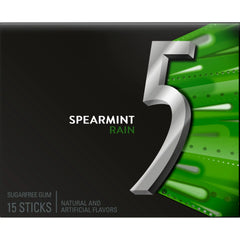 5 Gum Spearmint Rain