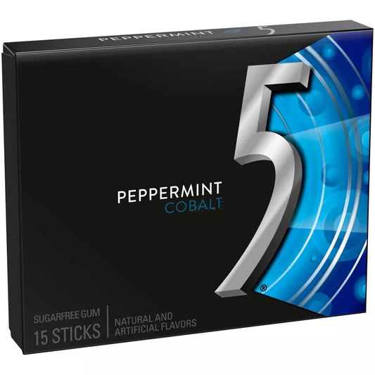 5 Gum Peppermint Cobalt