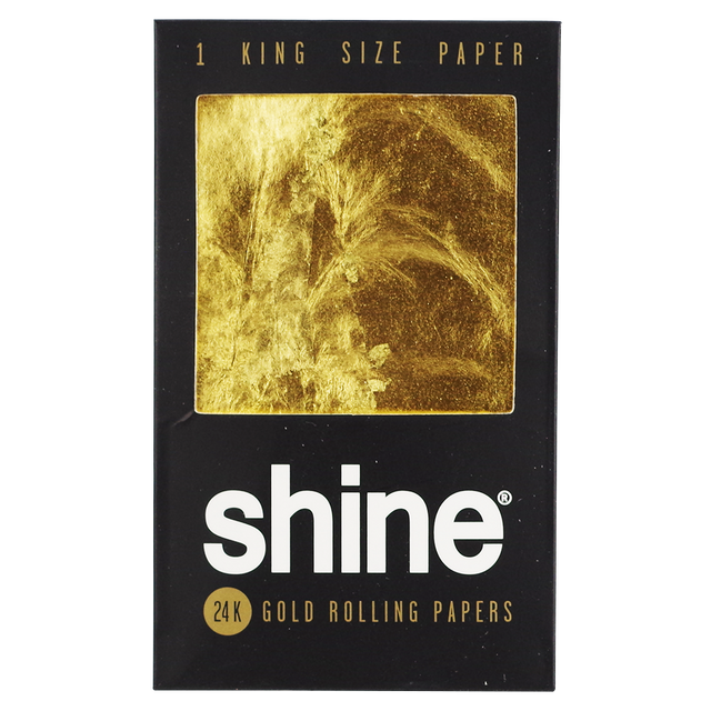 Shine King Size 24K Gold Rolling Papers