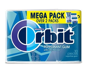Wrigley's Orbit Peppermint Gum | 30 Pieces