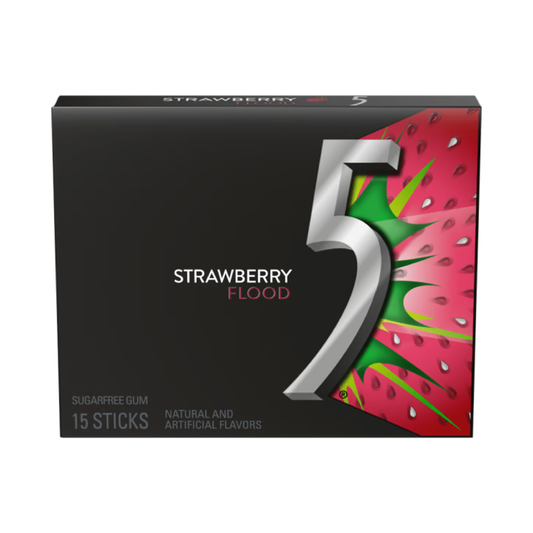 5GUM Strawberry Flood | 15 Sticks