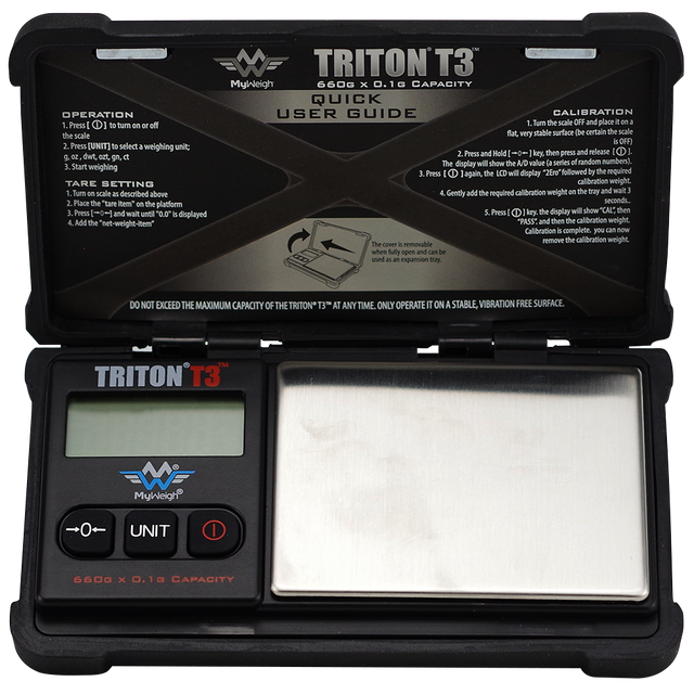 MyWeigh 123 Red Triton 3 Scale 660G X 0.1g