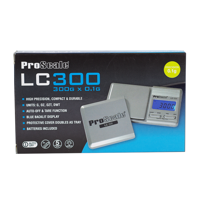 ProScale LC-300 Backlit LCD Display Scale 300G