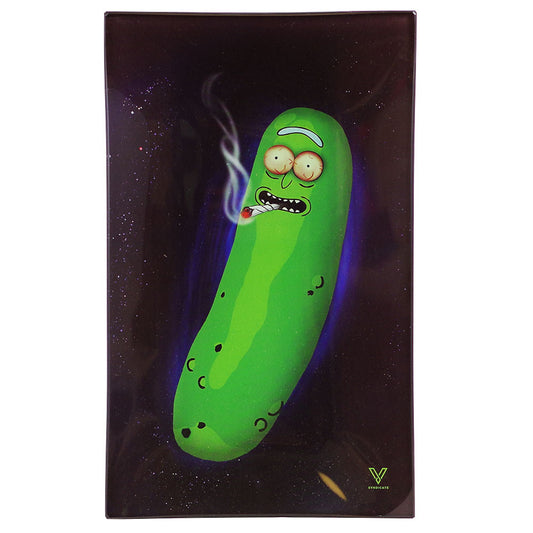 V-Syndicate Pickle Medium Glass Rolling Tray