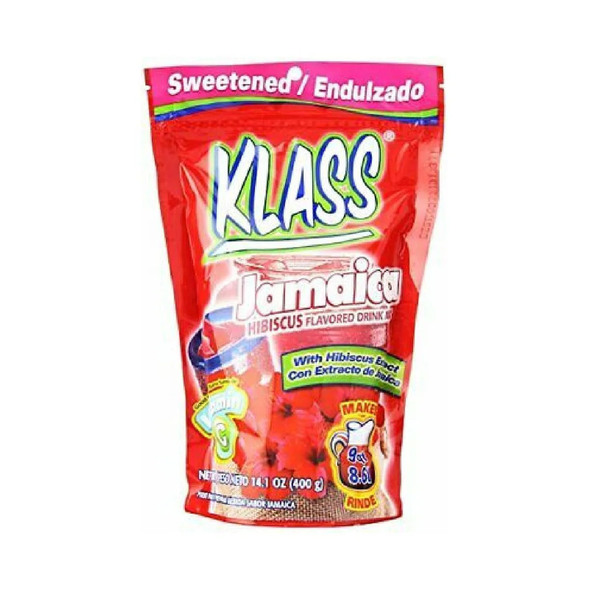 Klass Jamaica Hibiscus Flavored Drink Mix 14.1oz