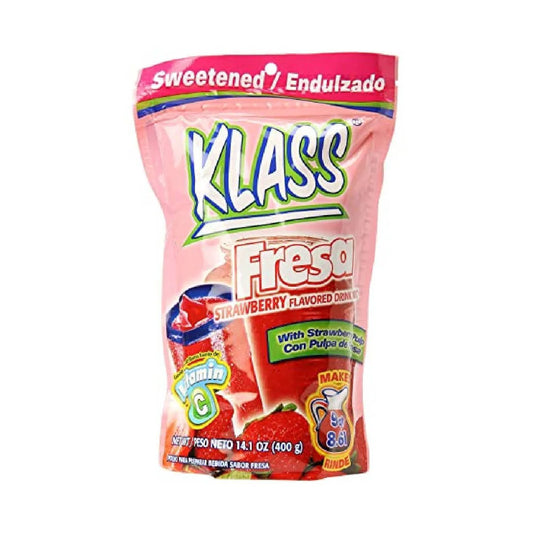 Klass Strawberry Flavored Drink Mix 14.1oz