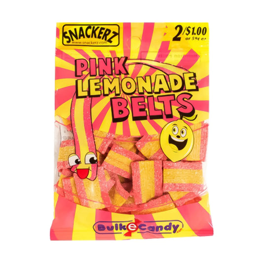 Snackerz Tasty Pink Lemonade Belts