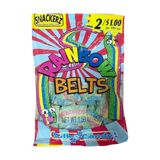 Snackerz Tasty Rainbow Belts