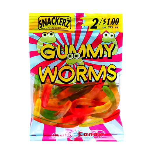 Snackerz Tasty Gummy Worms