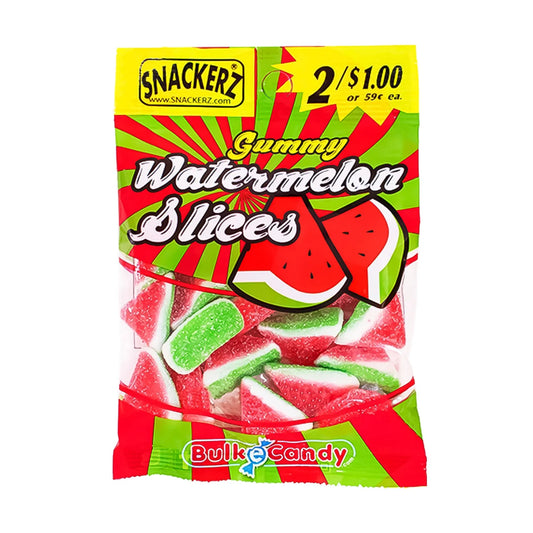 Snackerz Tasty Gummy Watermelon Flavored Slices