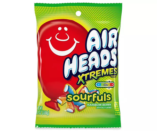 Air Heads Xtremes Sourfuls Rainbow Berry 3.8oz