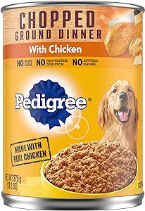 Pedigree Chopped Chicken Canned Dog Food 13.2oz