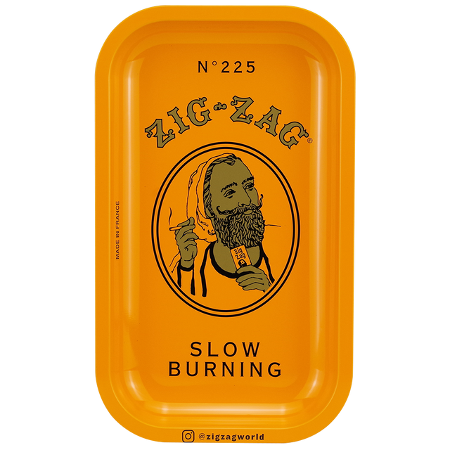 Zig Zag Small Slow Burning Orange Rolling Tray