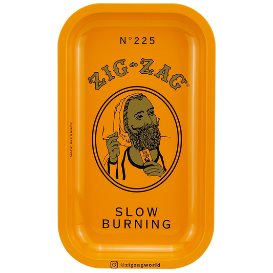 Zig Zag Small Slow Burning Orange Rolling Tray