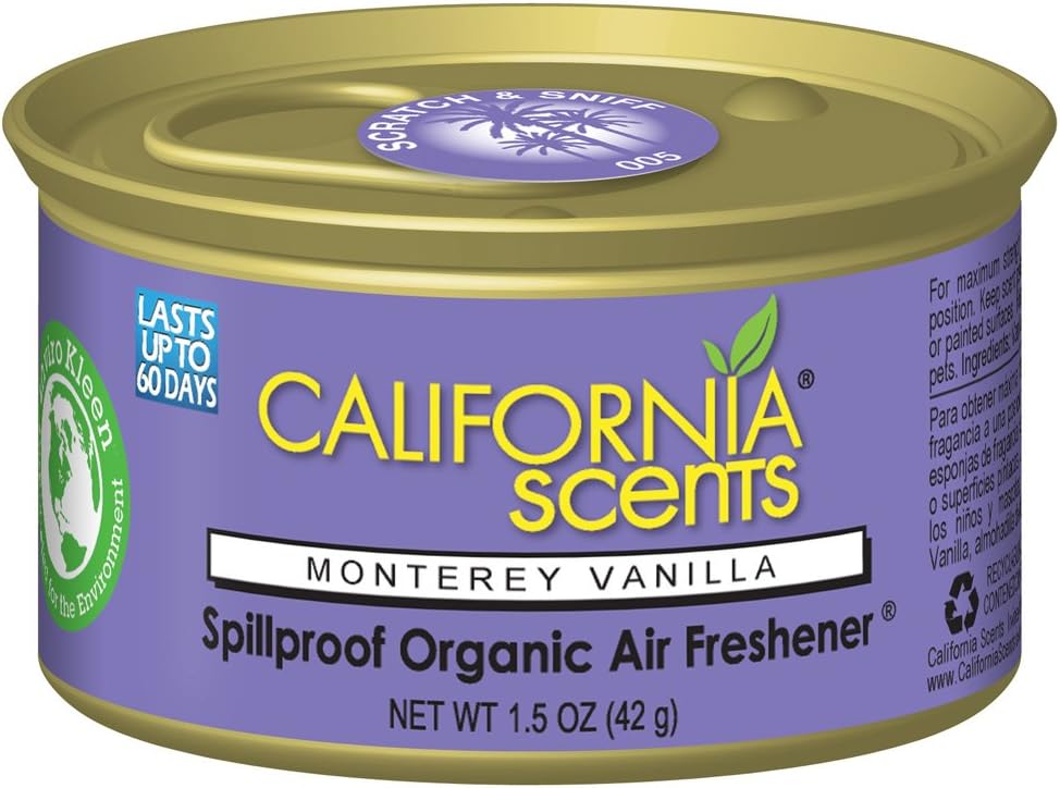 California Scents Monterey Vanilla Air Freshener Can – ValYou General