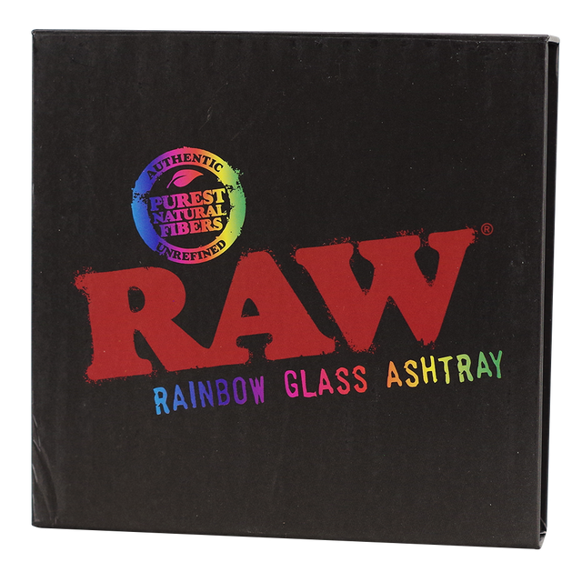 RAW Rainbow Glass Ashtray